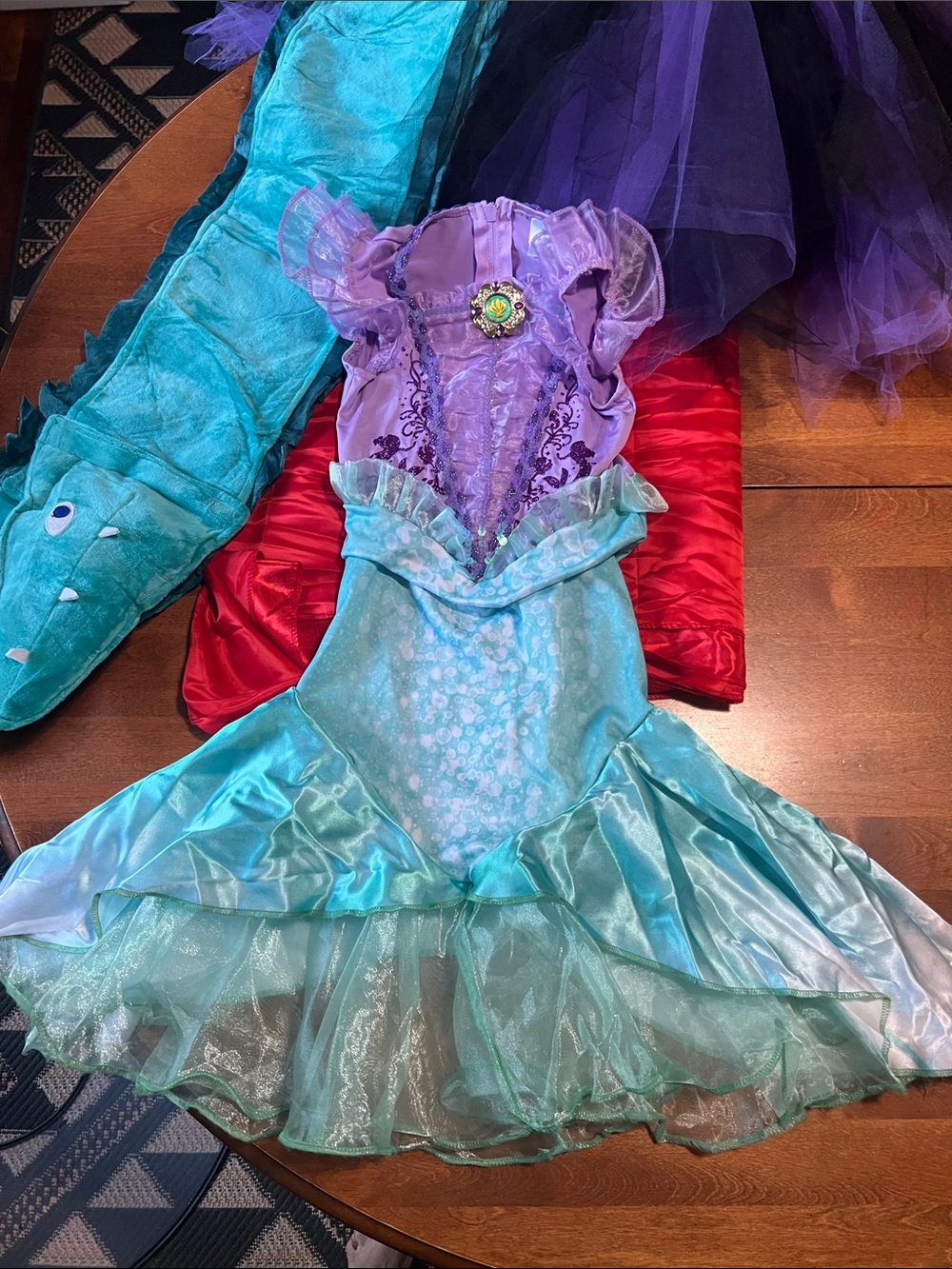 Little Mermaid Costume with Family Accessories